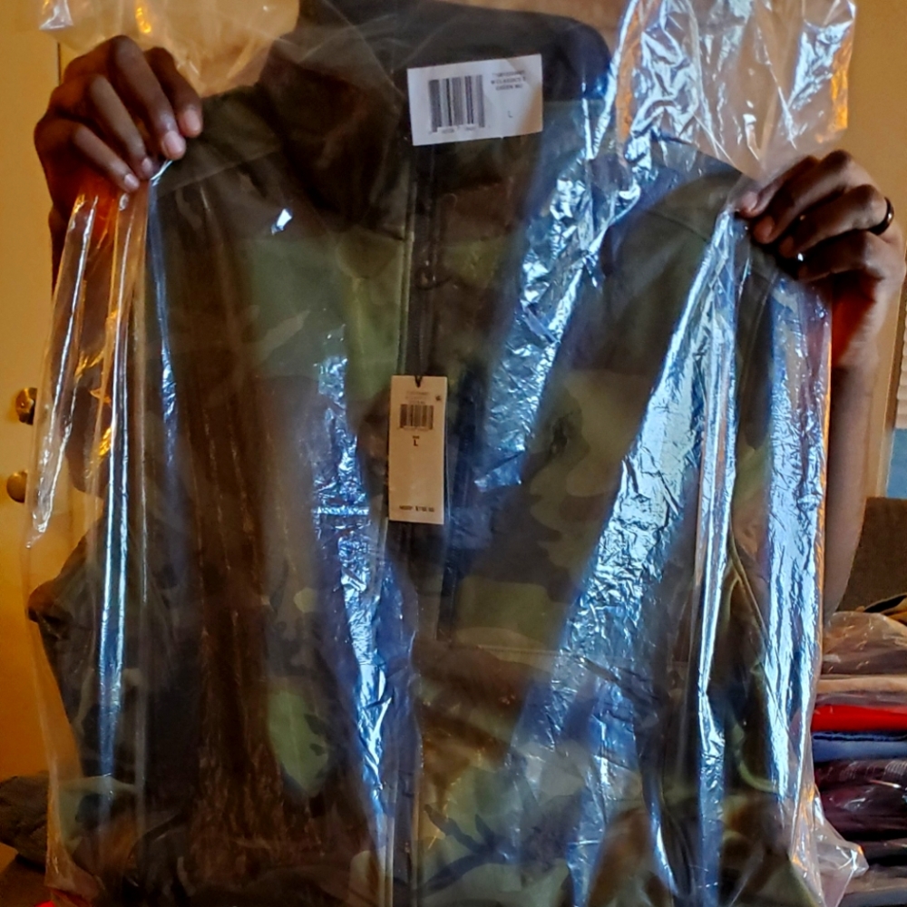 Brand new men's Ralph Lauren Polo camo coat size L